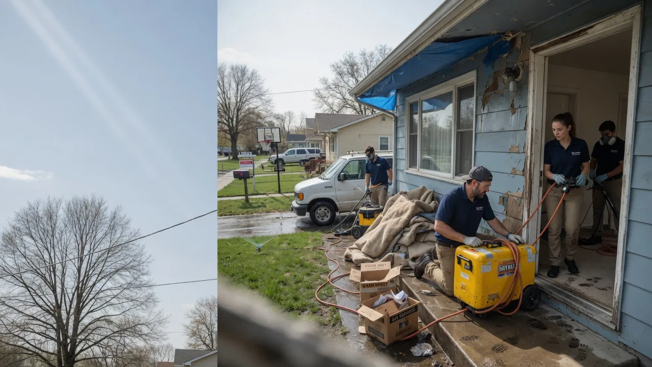 Basement Flood Cleanup in Aubrey, AR near me